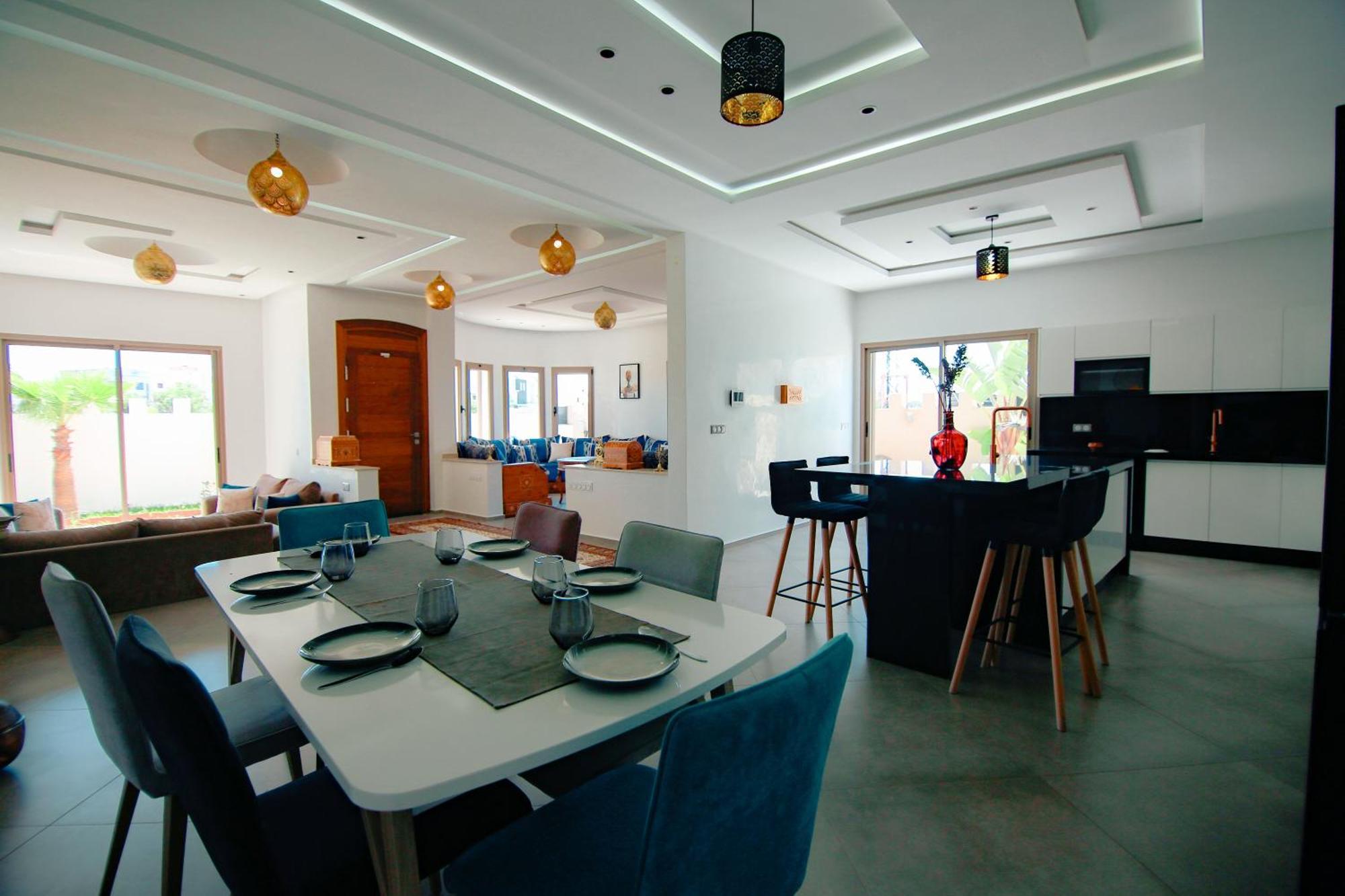 Villa Moderne A 5 Min De La Plage Avec Jardin Et 3 Salons Szavíra Kültér fotó